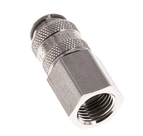 RVS 316L DN 5 Luchtkoppeling Snelkoppeling G 1/4 inch Binnendraad