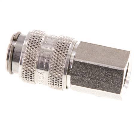 RVS 316L DN 5 Luchtkoppeling Snelkoppeling G 1/8 inch Binnendraad