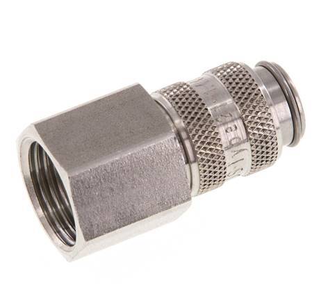 RVS 316L DN 5 Luchtkoppeling Snelkoppeling G 3/8 inch Binnendraad