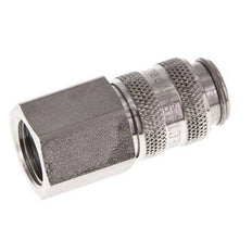 RVS 316L DN 5 Luchtkoppeling Snelkoppeling G 1/4 inch Binnendraad Double Shut-Off