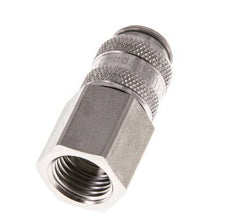 RVS 316L DN 5 Luchtkoppeling Snelkoppeling G 1/4 inch Binnendraad Double Shut-Off