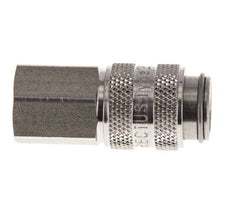 RVS 316L DN 5 Luchtkoppeling Snelkoppeling G 1/8 inch Binnendraad Double Shut-Off