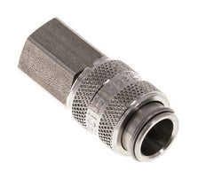 RVS 316L DN 5 Luchtkoppeling Snelkoppeling G 1/8 inch Binnendraad Double Shut-Off