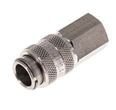 RVS 316L DN 5 Luchtkoppeling Snelkoppeling G 1/8 inch Binnendraad Double Shut-Off