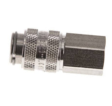 RVS 316L DN 5 Luchtkoppeling Snelkoppeling G 1/8 inch Binnendraad Double Shut-Off