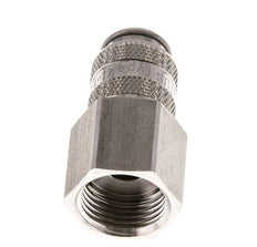 RVS 316L DN 5 Luchtkoppeling Snelkoppeling G 3/8 inch Binnendraad Double Shut-Off
