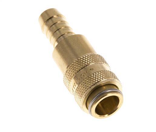 Messing DN 5 Luchtkoppeling Snelkoppeling 8 mm Slangpilaar