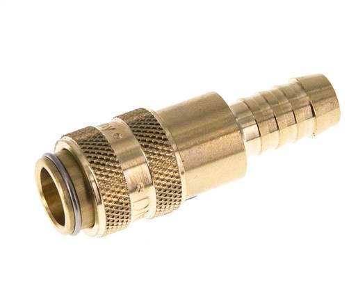 Messing DN 5 Luchtkoppeling Snelkoppeling 8 mm Slangpilaar