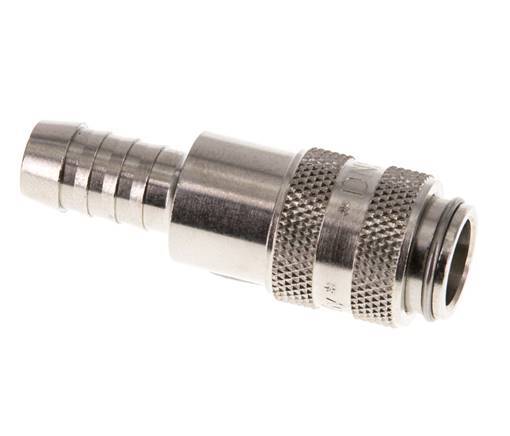 Vernikkeld Messing DN 5 Luchtkoppeling Snelkoppeling 8 mm Slangpilaar