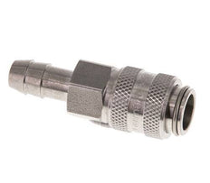 RVS DN 5 Luchtkoppeling Snelkoppeling 8 mm Slangpilaar