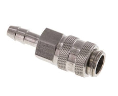 RVS DN 5 Luchtkoppeling Snelkoppeling 6 mm Slangpilaar Double Shut-Off