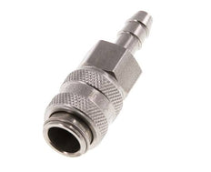 RVS DN 5 Luchtkoppeling Snelkoppeling 6 mm Slangpilaar Double Shut-Off