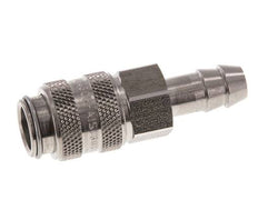 RVS DN 5 Luchtkoppeling Snelkoppeling 8 mm Slangpilaar Double Shut-Off