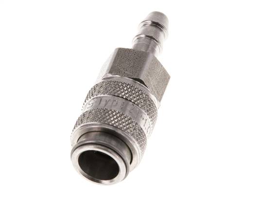 RVS 316L DN 5 Luchtkoppeling Snelkoppeling 4 mm Slangpilaar
