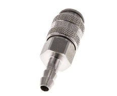 RVS 316L DN 5 Luchtkoppeling Snelkoppeling 4 mm Slangpilaar