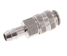 RVS 316L DN 5 Luchtkoppeling Snelkoppeling 8 mm Slangpilaar