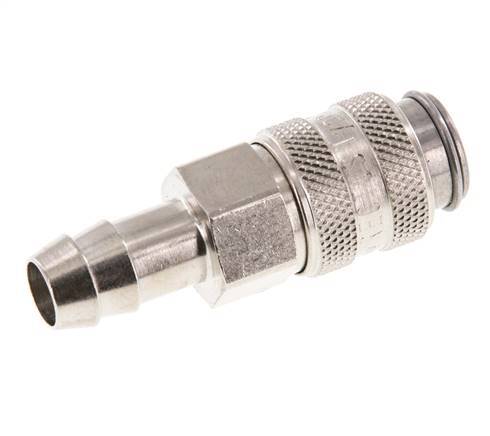 Gehard staal DN 5 Luchtkoppeling Snelkoppeling 9 mm Slangpilaar