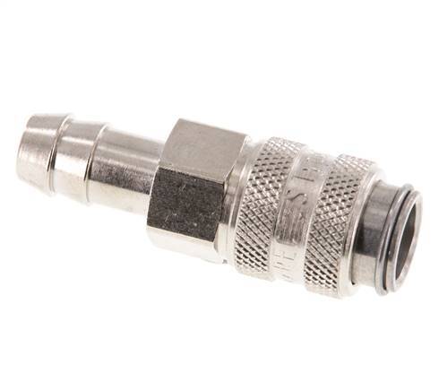 Gehard staal DN 5 Luchtkoppeling Snelkoppeling 9 mm Slangpilaar