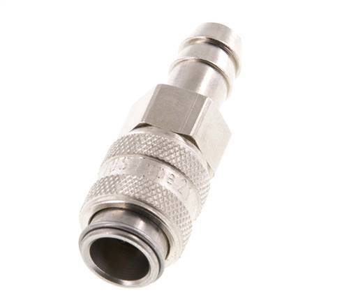 Gehard staal DN 5 Luchtkoppeling Snelkoppeling 9 mm Slangpilaar