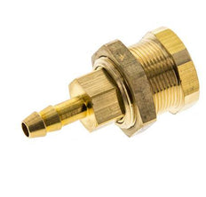 Messing DN 5 Luchtkoppeling Snelkoppeling 6 mm Slangpilaar Schotkoppeling Pull-Off Double Shut-Off