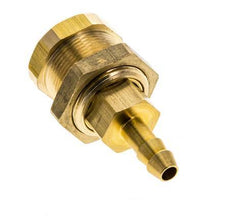 Messing DN 5 Luchtkoppeling Snelkoppeling 6 mm Slangpilaar Schotkoppeling Pull-Off Double Shut-Off
