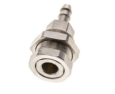Vernikkeld Messing DN 5 Luchtkoppeling Snelkoppeling 6 mm Slangpilaar Schotkoppeling Pull-Off
