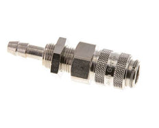 Vernikkeld Messing DN 5 Luchtkoppeling Snelkoppeling 6 mm Slangpilaar Schotkoppeling Double Shut-Off