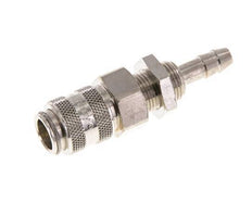 Vernikkeld Messing DN 5 Luchtkoppeling Snelkoppeling 6 mm Slangpilaar Schotkoppeling Double Shut-Off