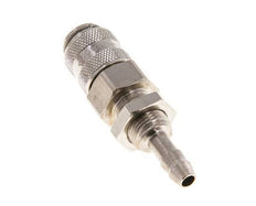 Vernikkeld Messing DN 5 Luchtkoppeling Snelkoppeling 6 mm Slangpilaar Schotkoppeling Double Shut-Off