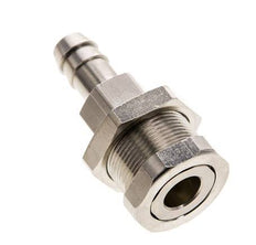 Vernikkeld Messing DN 5 Luchtkoppeling Snelkoppeling 9 mm Slangpilaar Schotkoppeling Pull-Off Double Shut-Off