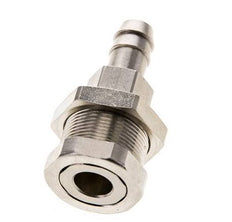 Vernikkeld Messing DN 5 Luchtkoppeling Snelkoppeling 9 mm Slangpilaar Schotkoppeling Pull-Off Double Shut-Off