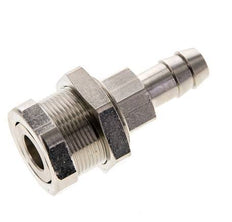 Vernikkeld Messing DN 5 Luchtkoppeling Snelkoppeling 9 mm Slangpilaar Schotkoppeling Pull-Off Double Shut-Off