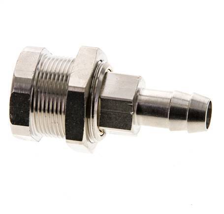 Vernikkeld Messing DN 5 Luchtkoppeling Snelkoppeling 9 mm Slangpilaar Schotkoppeling Pull-Off Double Shut-Off