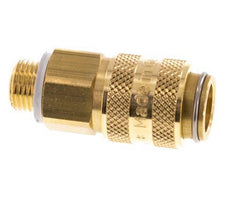 Messing DN 5 Luchtkoppeling Snelkoppeling G 1/8 inch Buitendraad