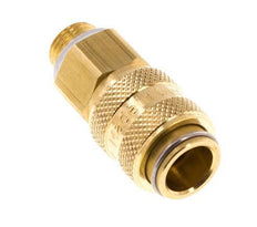 Messing DN 5 Luchtkoppeling Snelkoppeling G 1/8 inch Buitendraad