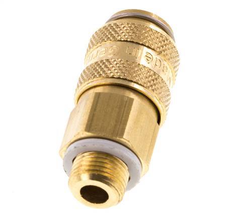 Messing DN 5 Luchtkoppeling Snelkoppeling G 1/8 inch Buitendraad