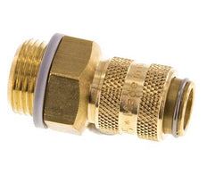 Messing DN 5 Luchtkoppeling Snelkoppeling G 3/8 inch Buitendraad