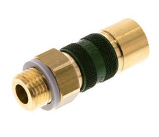 Messing DN 5 Groen-Coded Luchtkoppeling Snelkoppeling G 1/4 inch Buitendraad