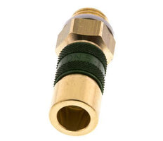 Messing DN 5 Groen-Coded Luchtkoppeling Snelkoppeling G 1/4 inch Buitendraad