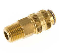 Messing DN 5 Luchtkoppeling Snelkoppeling 1/4 inch NPT Buitendraad