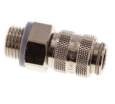 Vernikkeld Messing DN 5 Luchtkoppeling Snelkoppeling G 1/4 inch Buitendraad