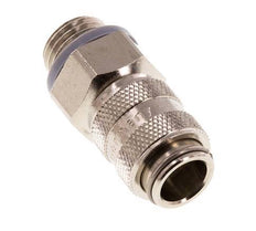 Vernikkeld Messing DN 5 Luchtkoppeling Snelkoppeling G 1/4 inch Buitendraad
