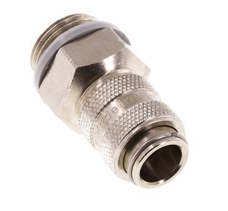 Vernikkeld Messing DN 5 Luchtkoppeling Snelkoppeling G 3/8 inch Buitendraad