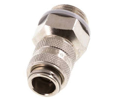 Vernikkeld Messing DN 5 Luchtkoppeling Snelkoppeling G 3/8 inch Buitendraad