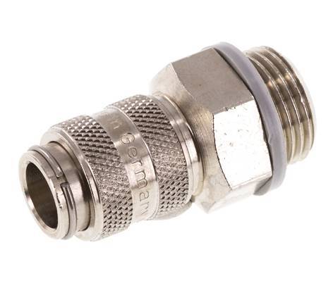 Vernikkeld Messing DN 5 Luchtkoppeling Snelkoppeling G 3/8 inch Buitendraad