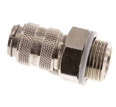 Vernikkeld Messing DN 5 Luchtkoppeling Snelkoppeling G 3/8 inch Buitendraad