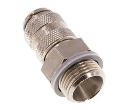 Vernikkeld Messing DN 5 Luchtkoppeling Snelkoppeling G 3/8 inch Buitendraad