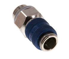 Vernikkeld Messing DN 5 Blauw Luchtkoppeling Snelkoppeling G 1/4 inch Buitendraad