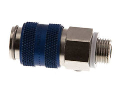 Vernikkeld Messing DN 5 Blauw Luchtkoppeling Snelkoppeling G 1/8 inch Buitendraad