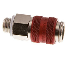 Vernikkeld Messing DN 5 Rood Luchtkoppeling Snelkoppeling G 1/8 inch Buitendraad